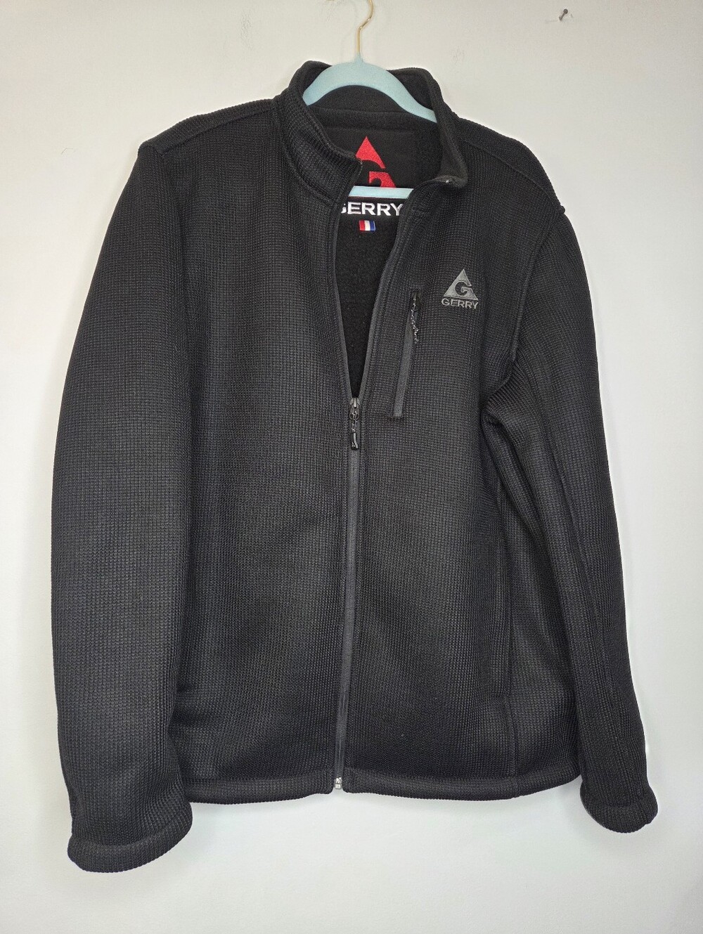 Gerry Black Full-Zip Fleece Men's Tactical Jacket
